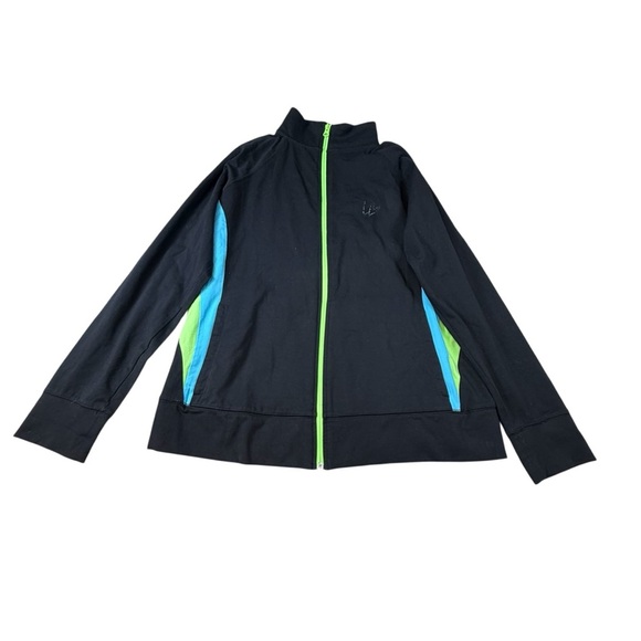 Lane Bryant Jacket Sz 14/16 Full Zip Front Track Athletic Pockets Exercise - Picture 1 of 3